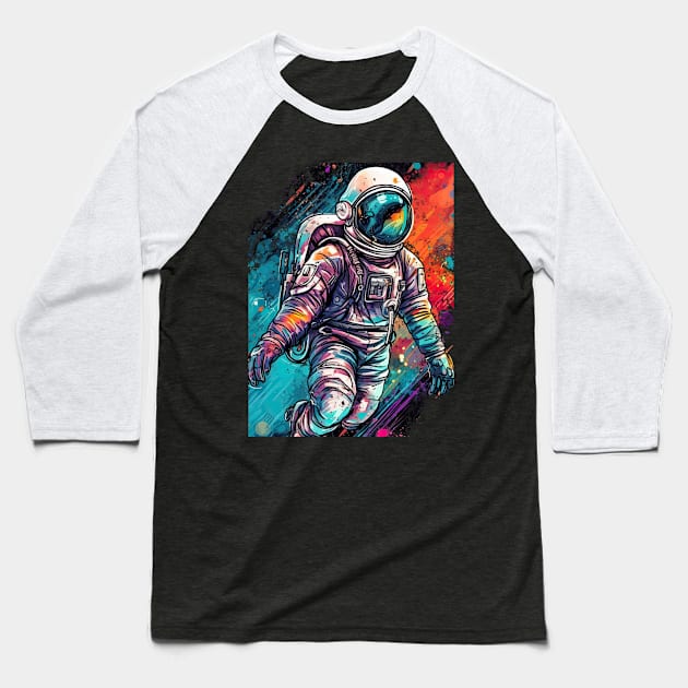 Spacing Out Baseball T-Shirt by Oddities Outlet